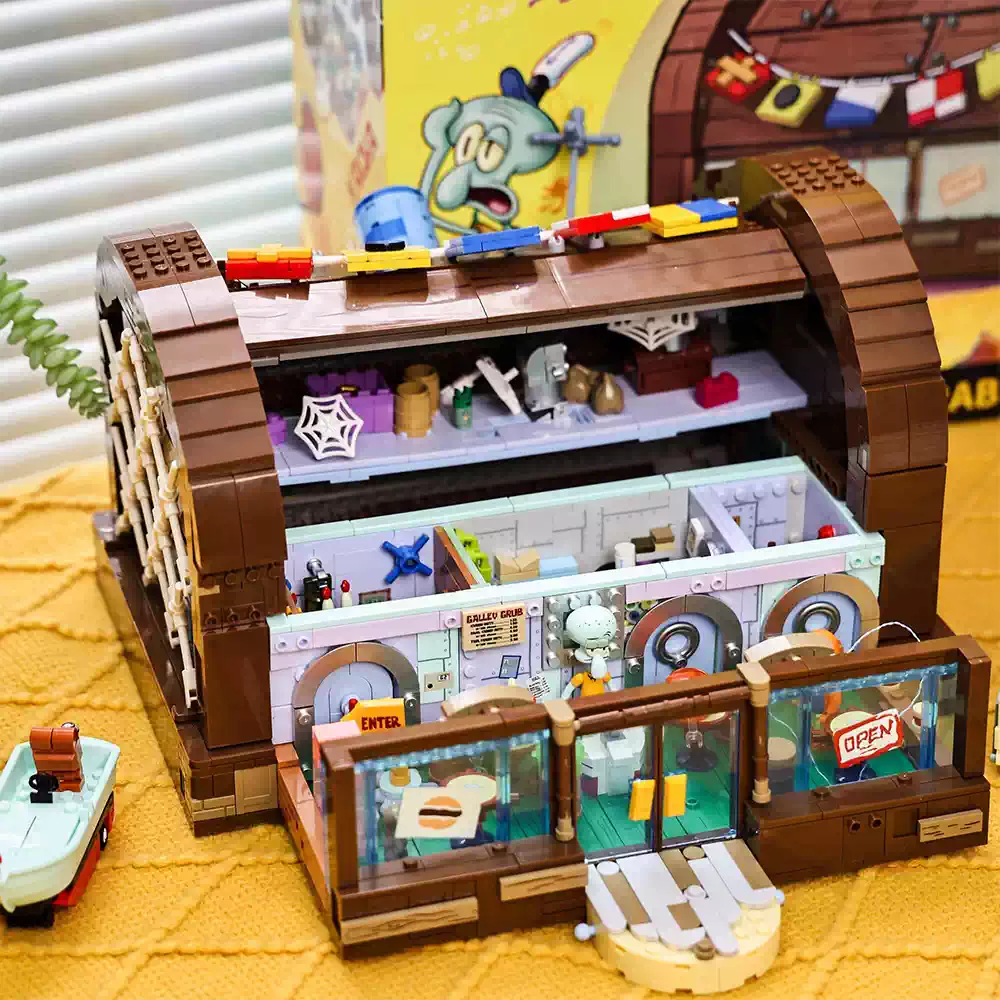 Kids Xbox Toys - Spongebob Krusty Krab Area-X Building Blocks