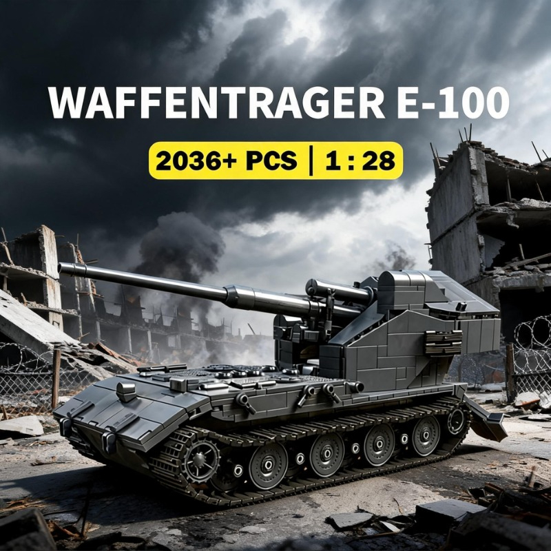 Kids Xbox Toys - WW2 Military Waffentrager auf E 100