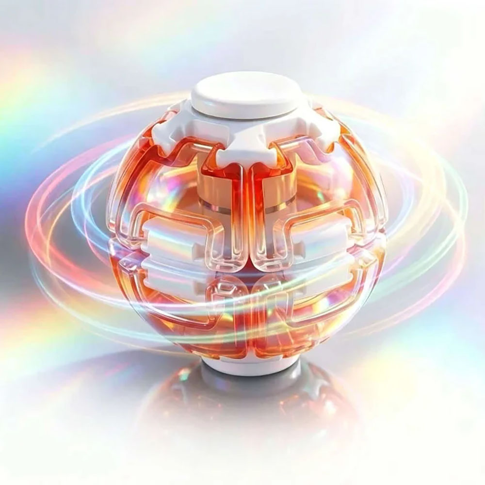 Kids Toys Unique - New Magic Press‑Spin Play Toy, Quiet