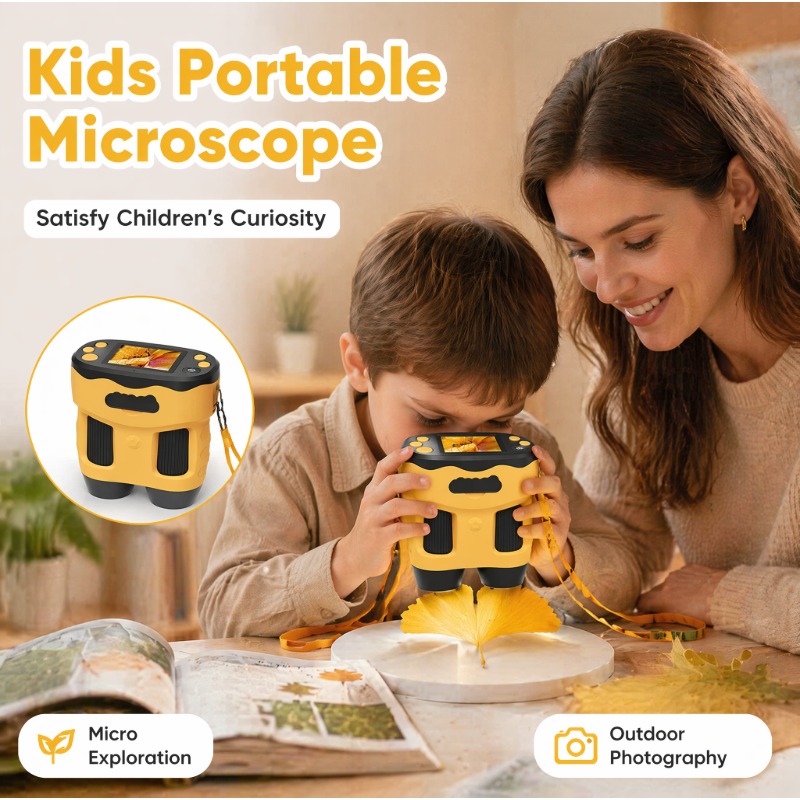 4K 1000X Microscope Camera Dig - огляд і ціна Kids Toys Top View