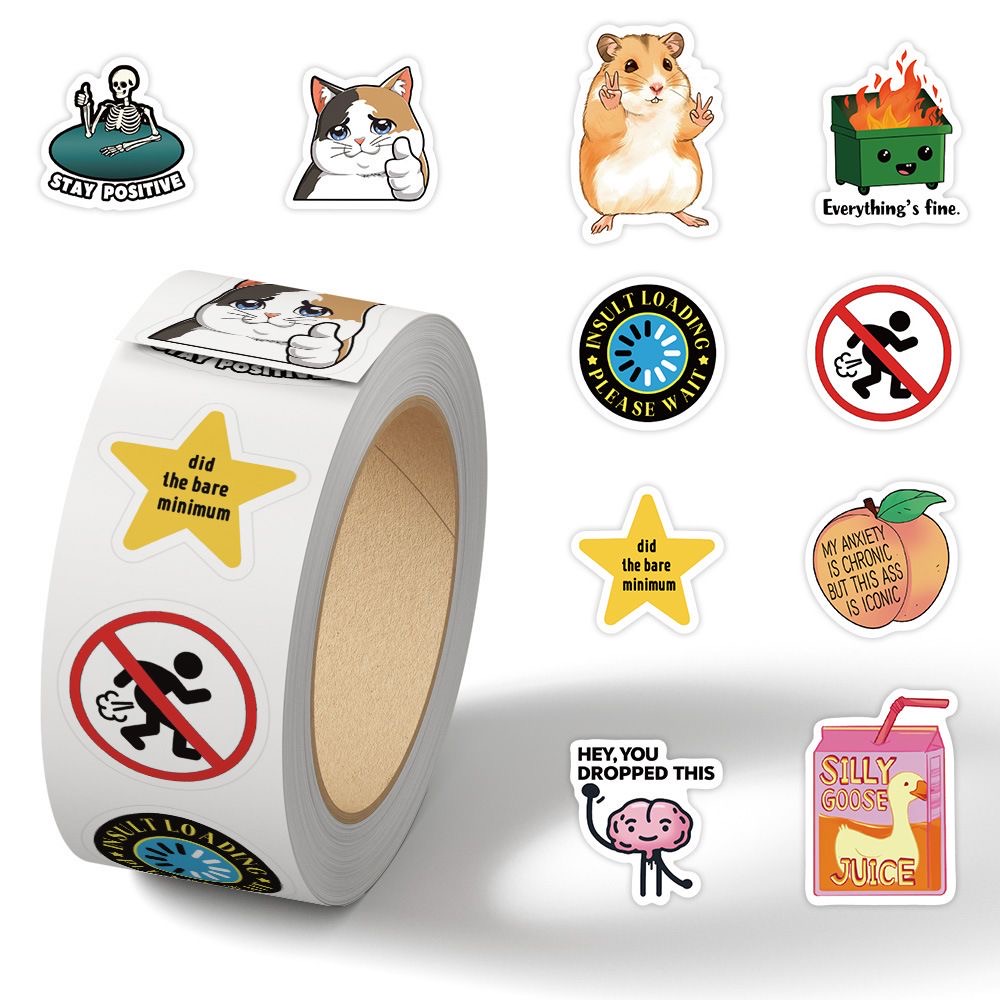 500pcs Funny Emotion Meme Stic - огляд і ціна Kids Toys Laptop