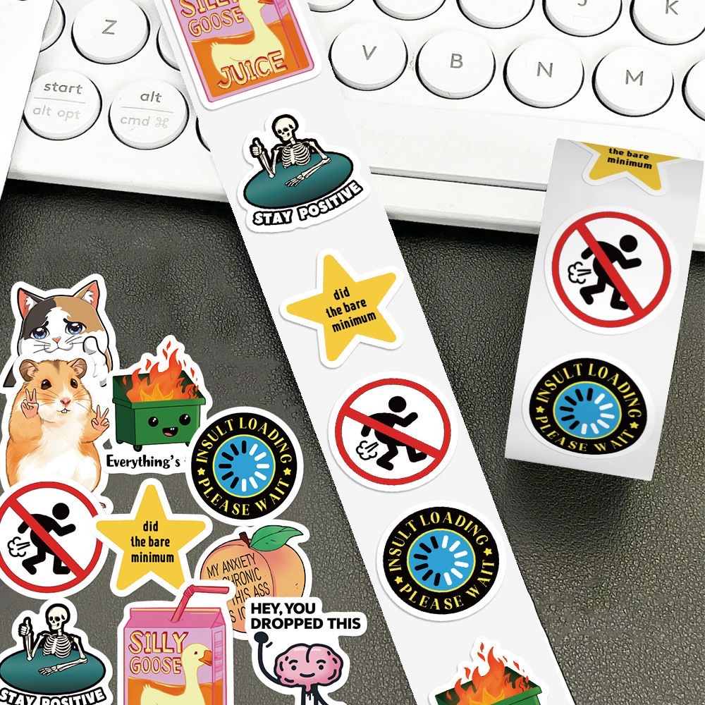 500pcs Funny Emotion Meme Stic - огляд і ціна Kids Toys Laptop