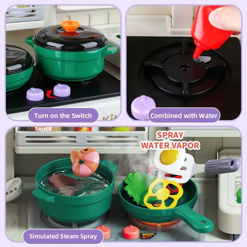 90cm Large Pretend Play Kitche - огляд і ціна Kids Toys Return Gift