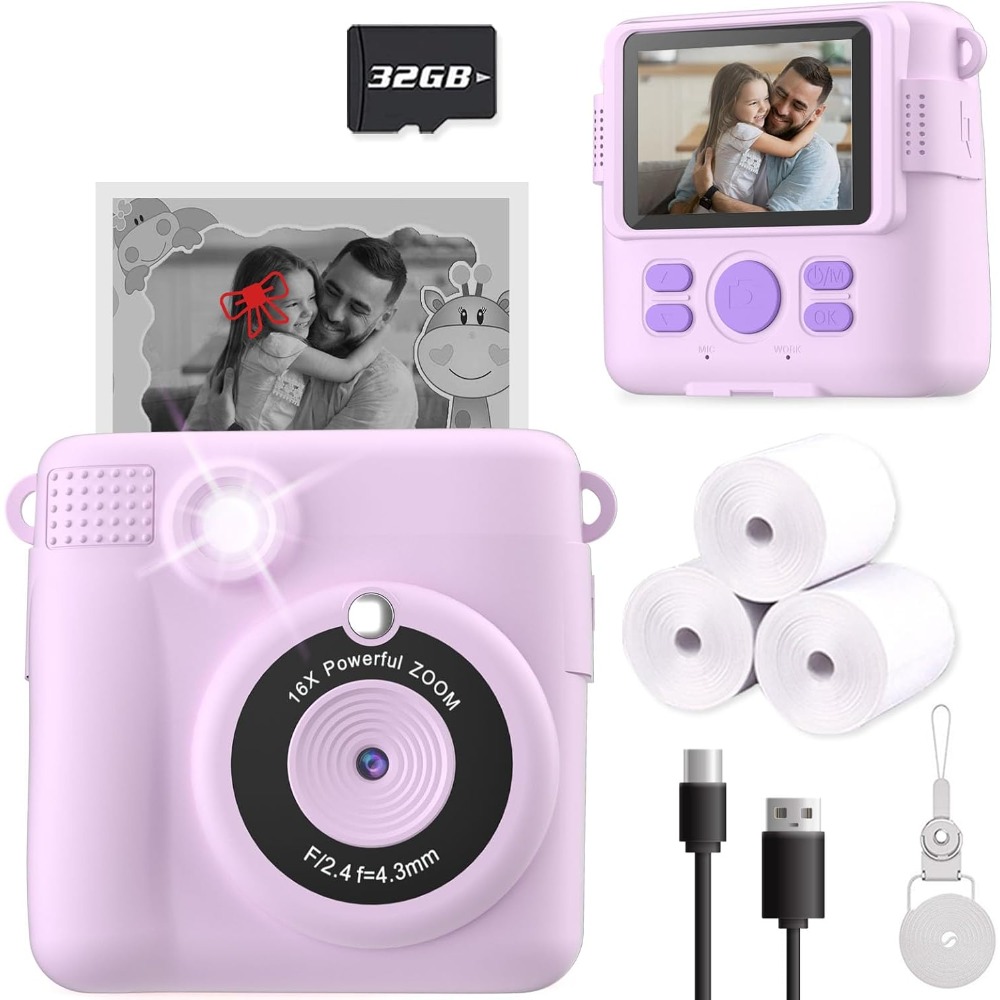 Instant Print Camera for Kids, - огляд і ціна Kids Toys Drawing