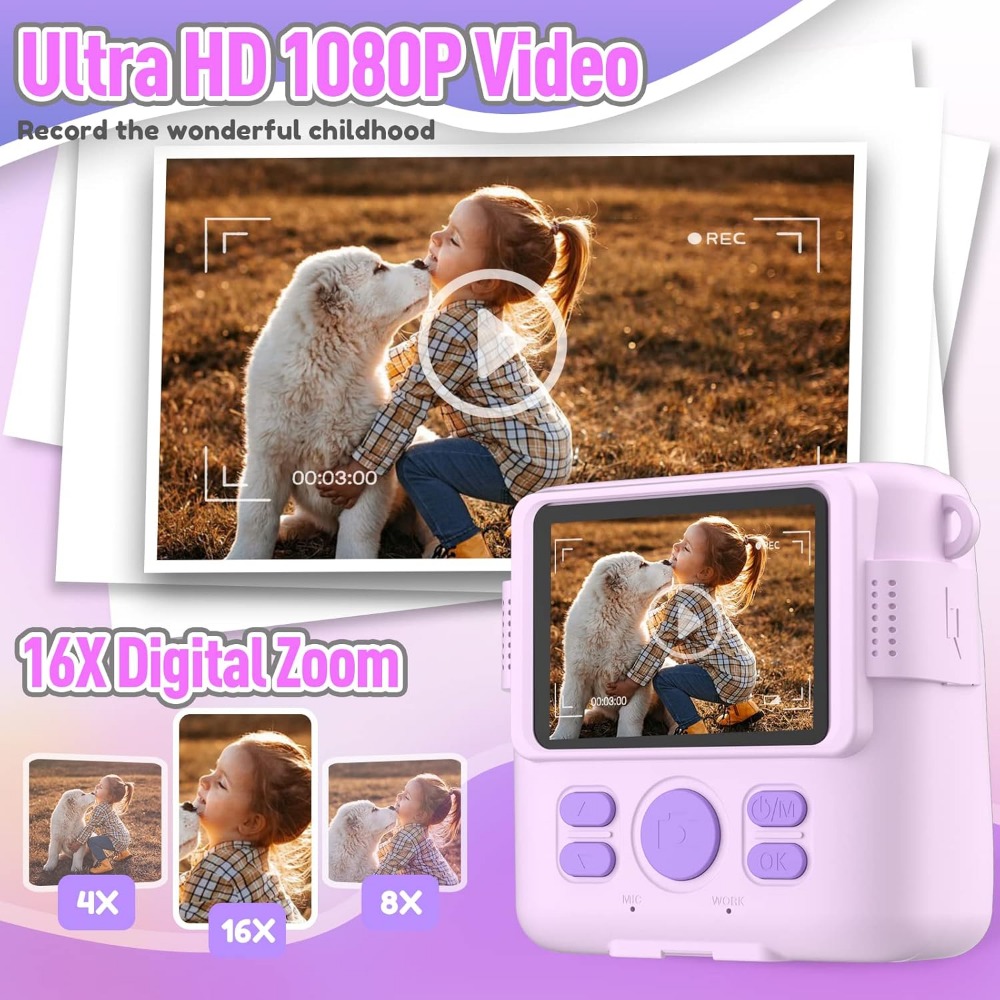 Instant Print Camera for Kids, - огляд і ціна Kids Toys Drawing