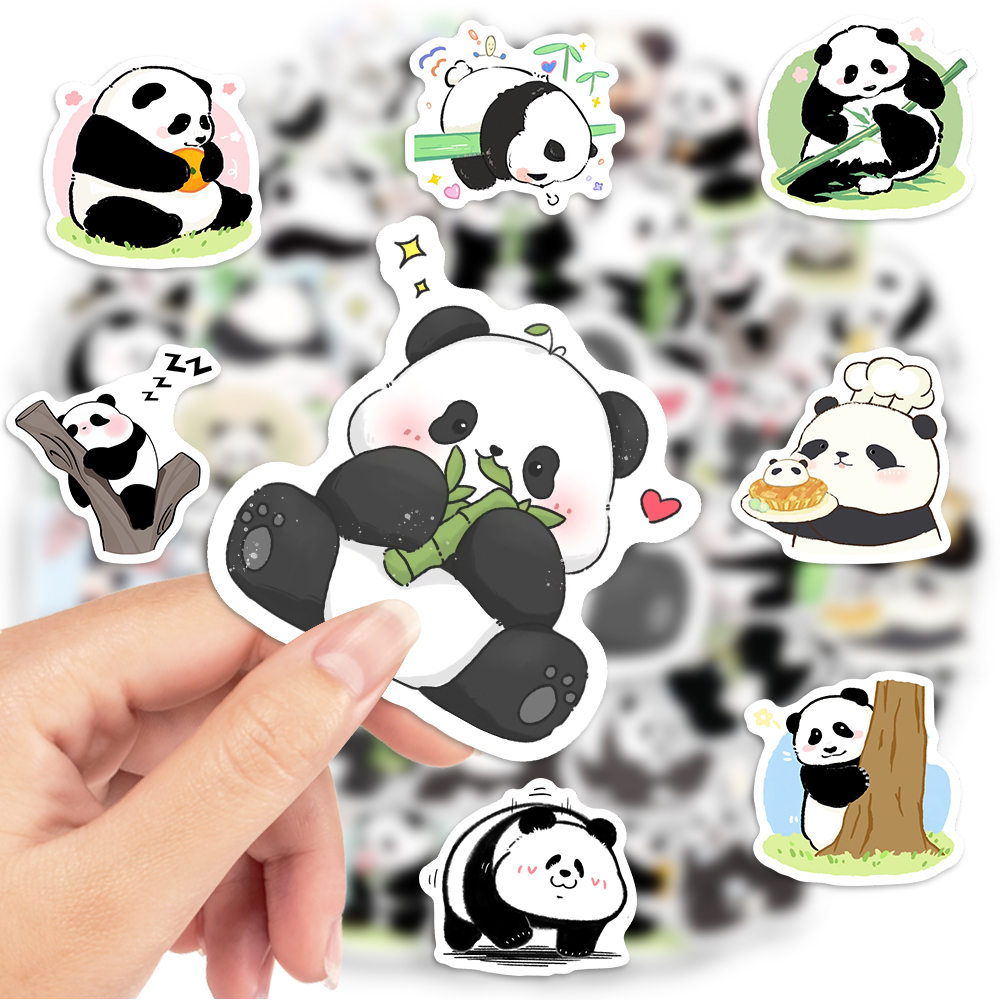 Cute Cartoon Panda Stickers Wa - огляд і ціна Kids Toys Laptop