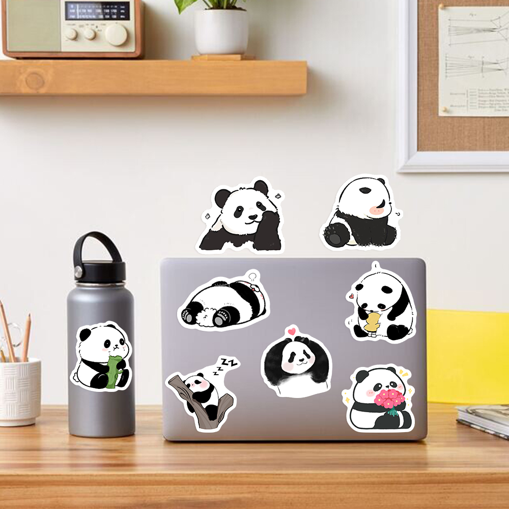 Cute Cartoon Panda Stickers Wa - огляд і ціна Kids Toys Laptop