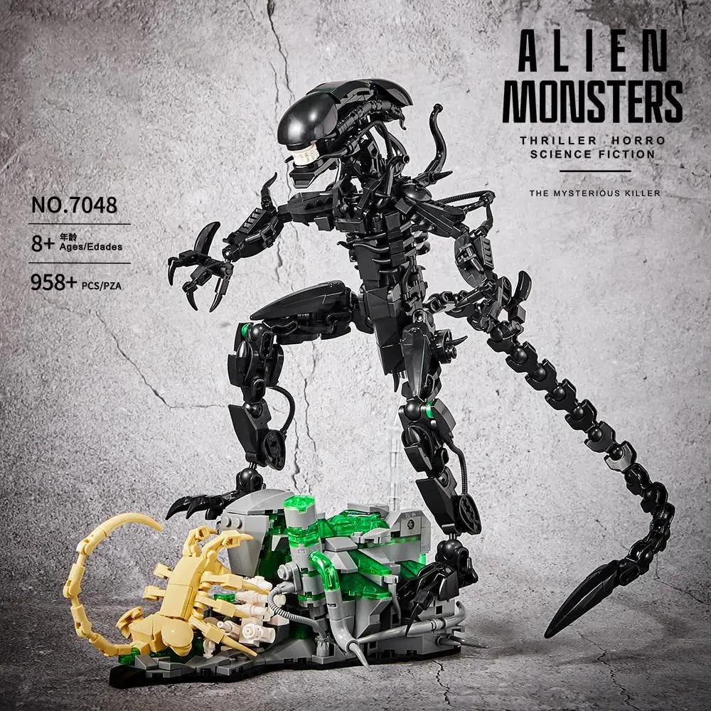 MOC 7048 Alien Monsters Buildi - огляд і ціна Xenomorph Kids Toys