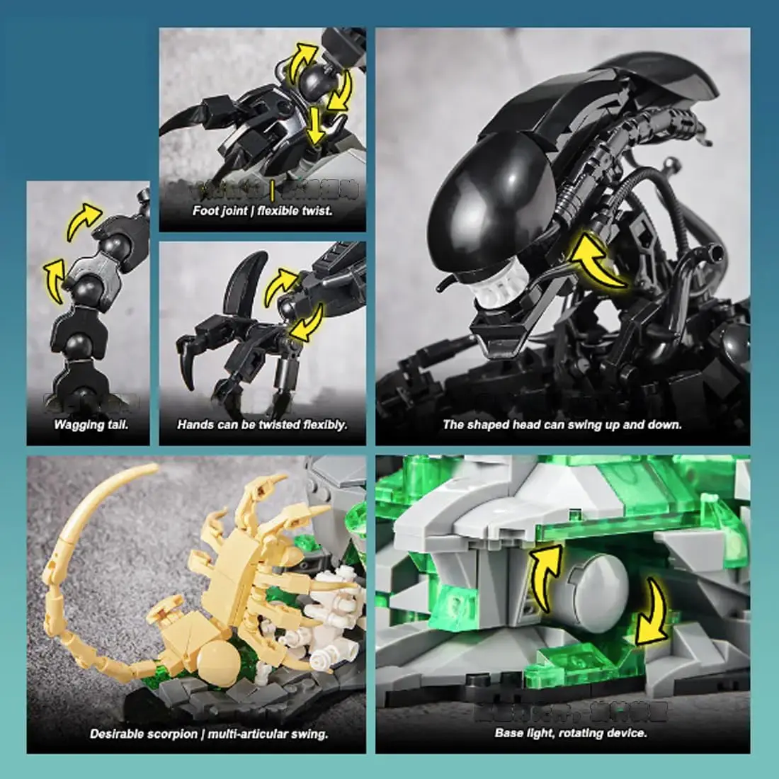 MOC 7048 Alien Monsters Buildi - огляд і ціна Xenomorph Kids Toys