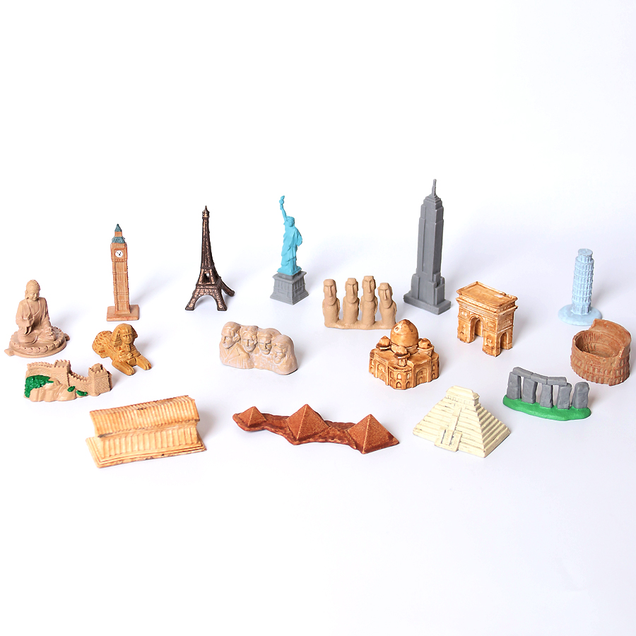 Mini Figurine Landmark Buildin - огляд і ціна Kids Toys Under 200