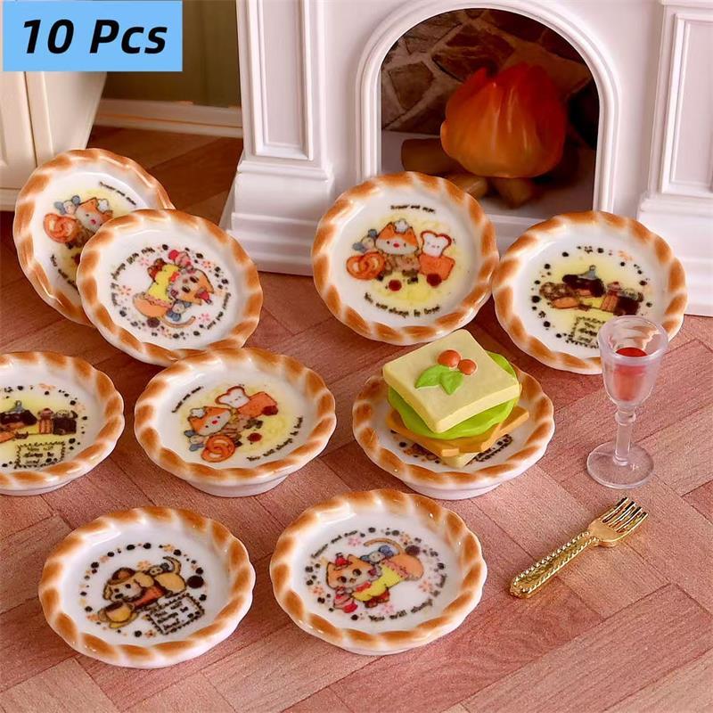 10Pcs/set Dollhouse Miniature  - огляд і ціна Kids Toys Return Gift