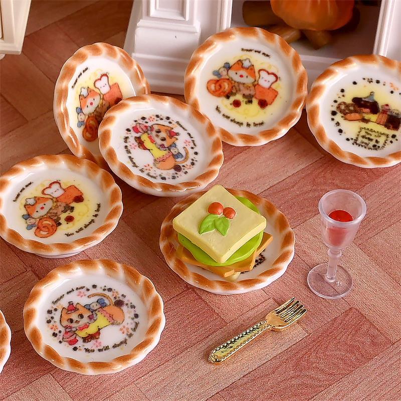 10Pcs/set Dollhouse Miniature  - огляд і ціна Kids Toys Return Gift