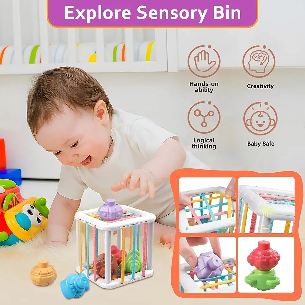 Rainbow Colorful Montessori Sh - огляд і ціна Kids Toys Variety