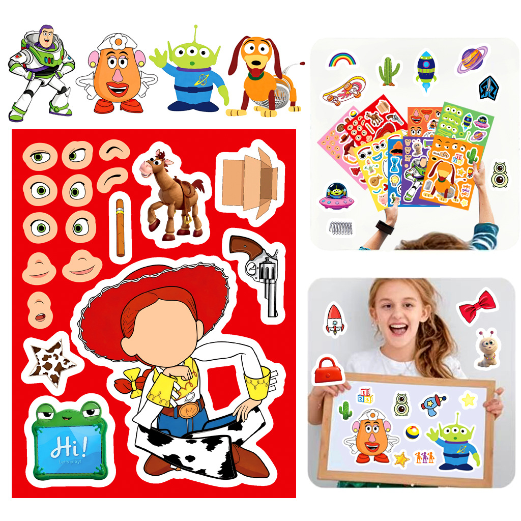 Toy Story 5 Make a Face Sticke - огляд і ціна Kids Toys Return Gift