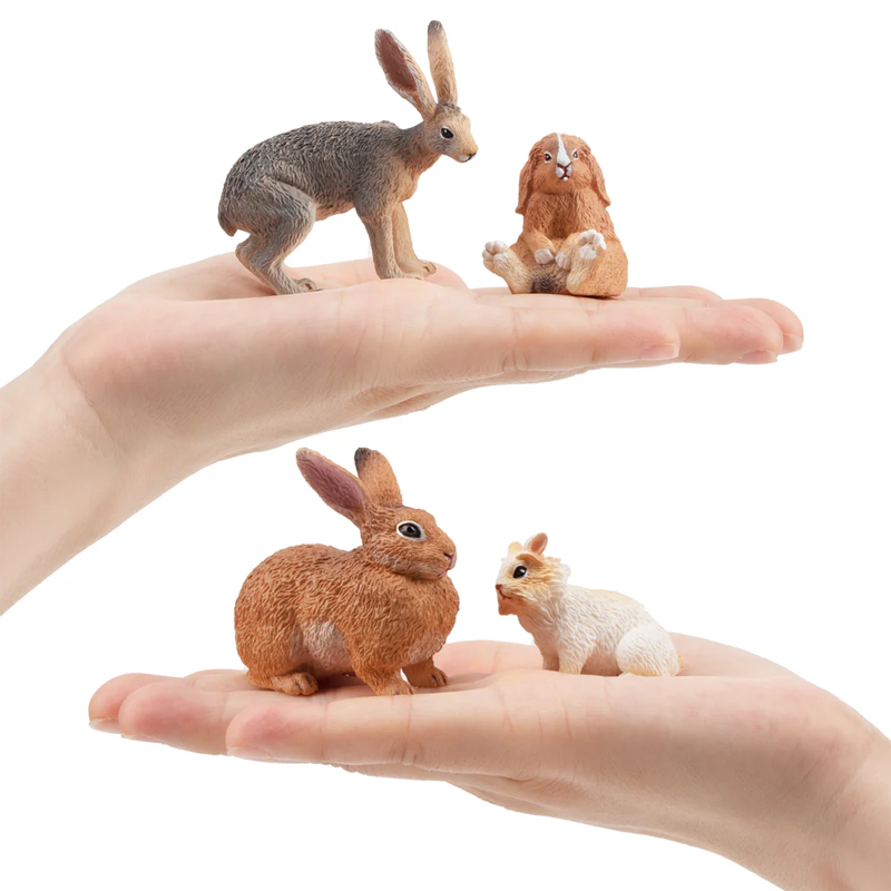 12Pcs Simulation Rabbit Farm A - огляд і ціна Kids Toys Variety