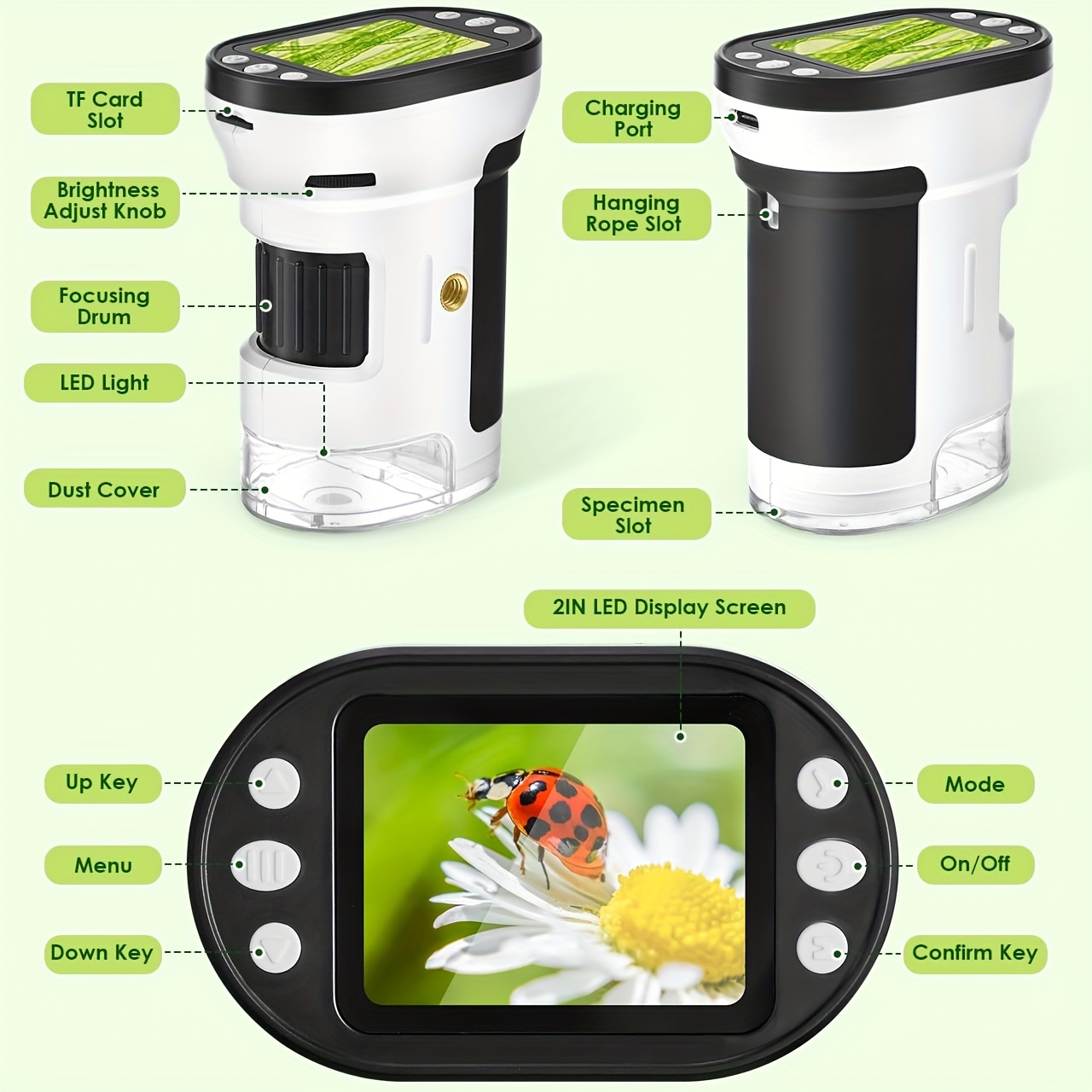 Kids Microscope Biological Kit - огляд і ціна Kids Toys Under 200