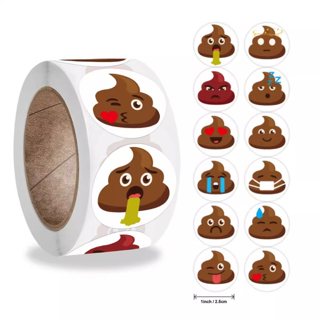 100-500pcs Funny Poop Cartoon  - огляд і ціна Kids Toys Laptop