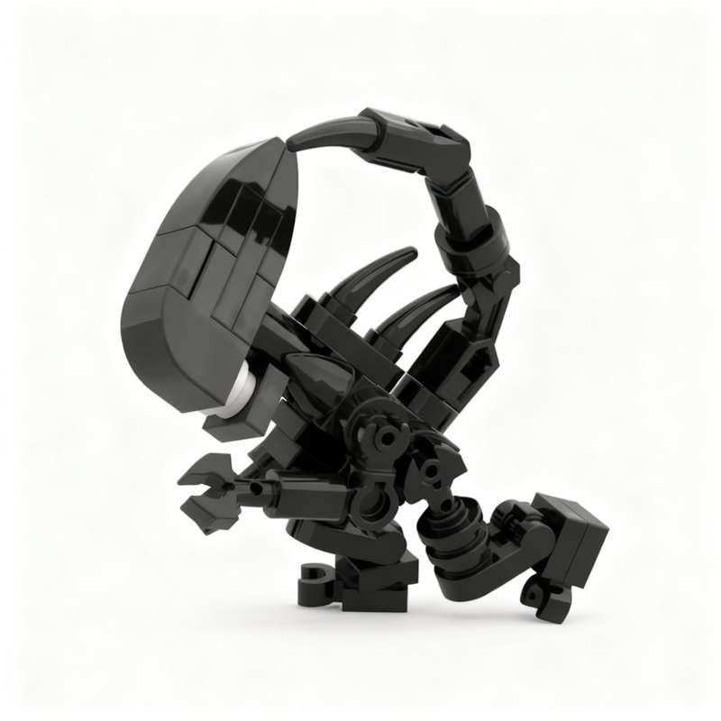 370pcs MOC Space THE ALIEN XEN - огляд і ціна Xenomorph Kids Toys
