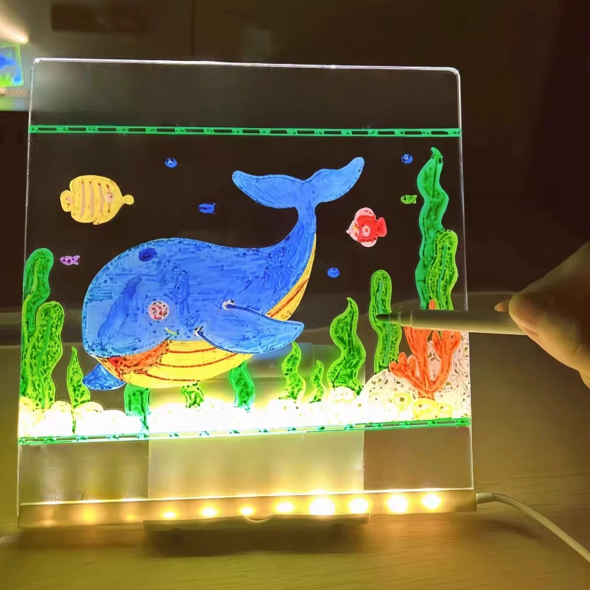 Magic Glow Kids Drawing Board: - огляд і ціна Kids Toys Drawing