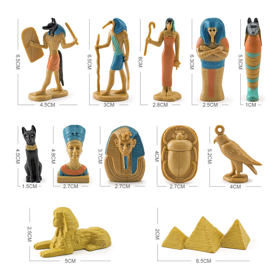 12Pcs Ancient Egypt Figurine P - огляд і ціна Kids Toys Under 200