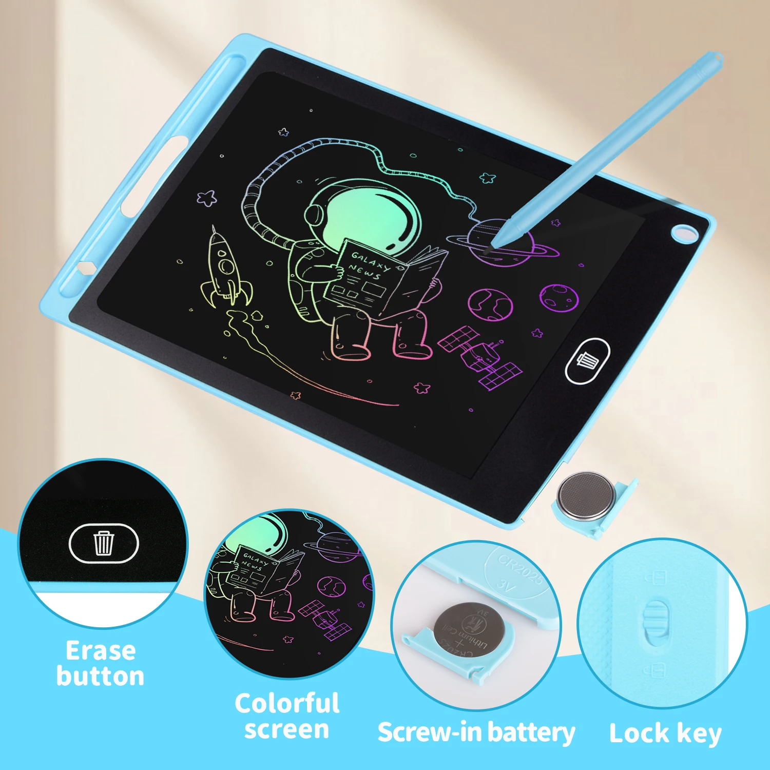 8.5 Inch LCD Writing Tablet Dr - огляд і ціна Kids Toys Drawing