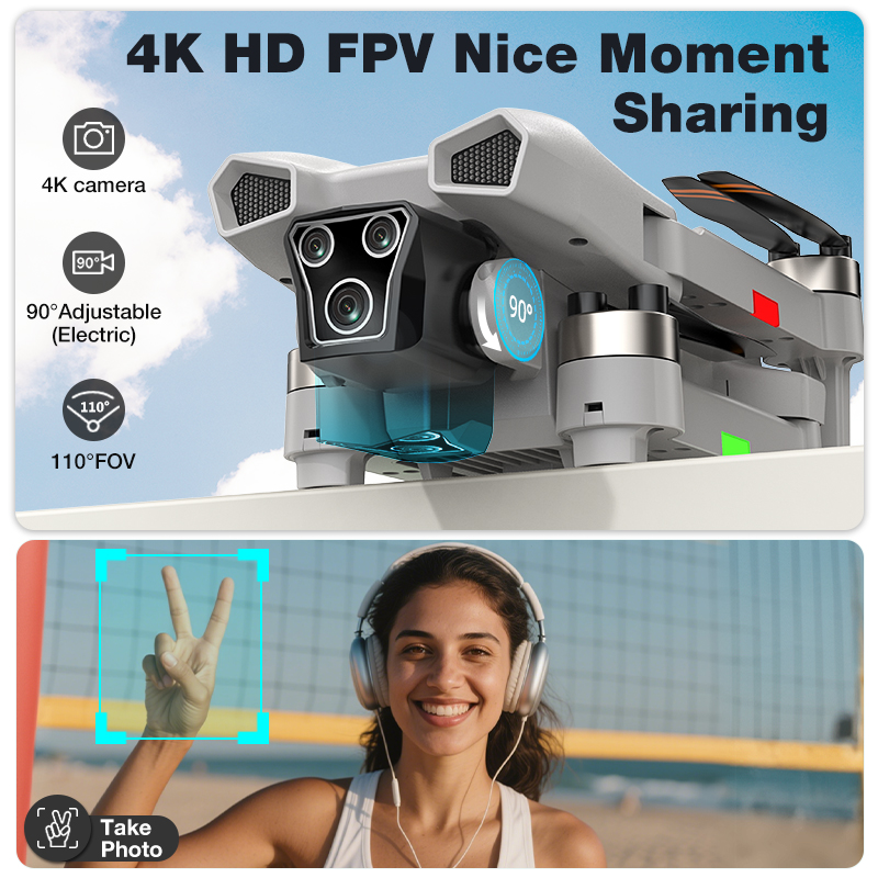 NEW Hot L017 Pro Drone Brushle - огляд і ціна Kids Toys Return Gift