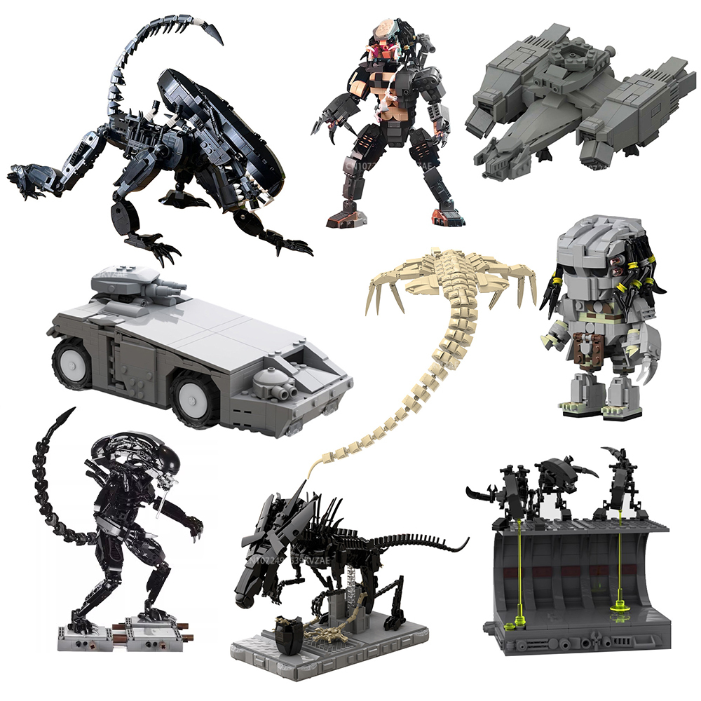 MOC Aliened Monster Building B - огляд і ціна Xenomorph Kids Toys