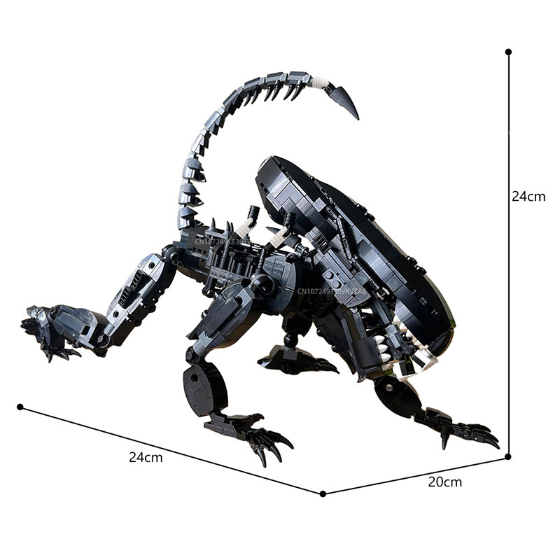 MOC Aliened Monster Building B - огляд і ціна Xenomorph Kids Toys