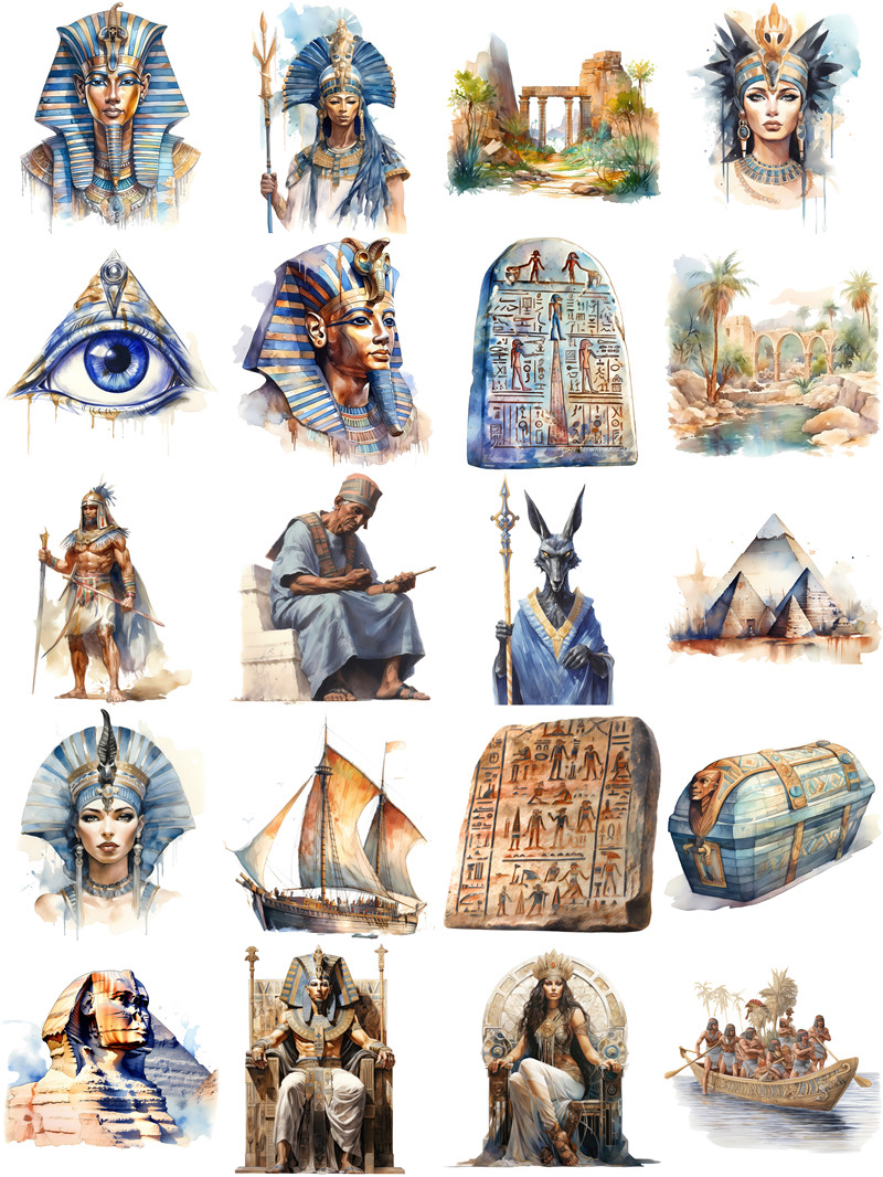 Ancient Egypt Stickers Crafts  - огляд і ціна Kids Toys Egypt