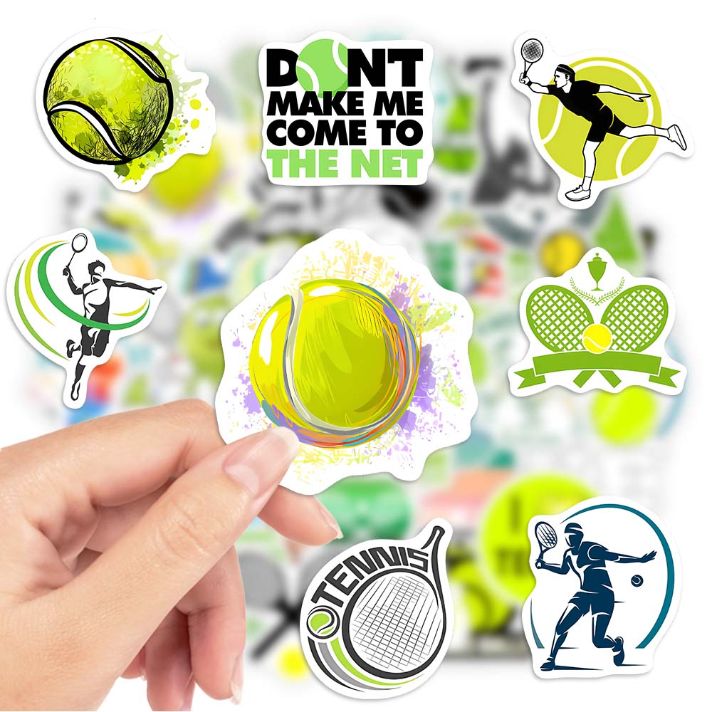 Tennis Theme Lovers Sticekrs D - огляд і ціна Kids Toys Laptop