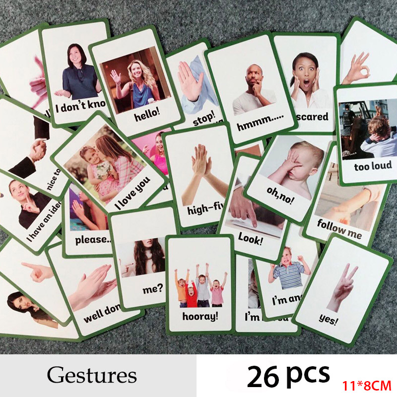 Prepositions and Gestures Seri - огляд і ціна Educational Flash Card
